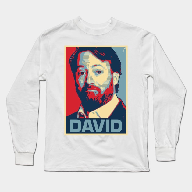 David Long Sleeve T-Shirt by DAFTFISH